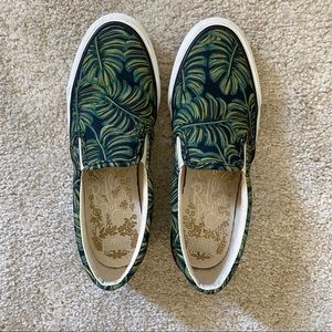 Keds with Palm Design
